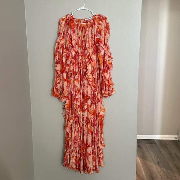 Maxi Chiffon Ruffle Dress - Picture 2 of 2